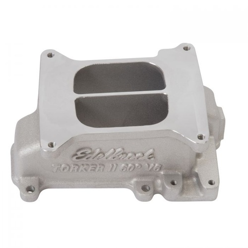 Edelbrock Intake Manifold Top, Performer, Dual Plane, Aluminium, 4-Barrel, Square Bore, Non-EGR, For Chevrolet, 2.8L V6, Each