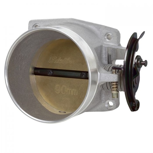 Edelbrock Throttle Body, Pro-Flo XT, Cast Aluminium, Satin, 90mm, MPI, For Ford, 4.7L, 5.0L, Each