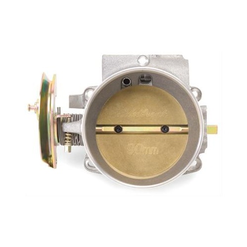 Edelbrock Throttle Body, Victor LS Series, Aluminium, Natural, 90mm, without IAC or TPS, GM, LS, Each