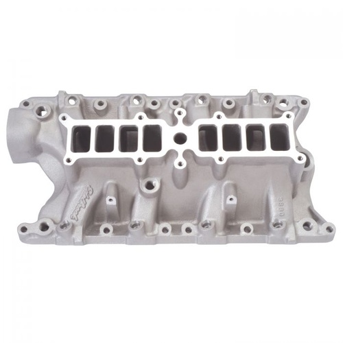 Edelbrock Intake Manifold Base, Performer EFI, Aluminium, Natural, Multi-Port, Rear PCV, For Ford, 5.8L, Each