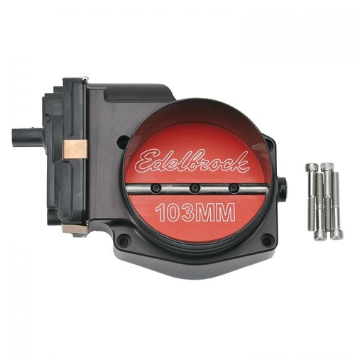 Edelbrock Throttle Body, Aluminium, Black Anodized, 103mm, Digital, For Ford, 5.0L, Each