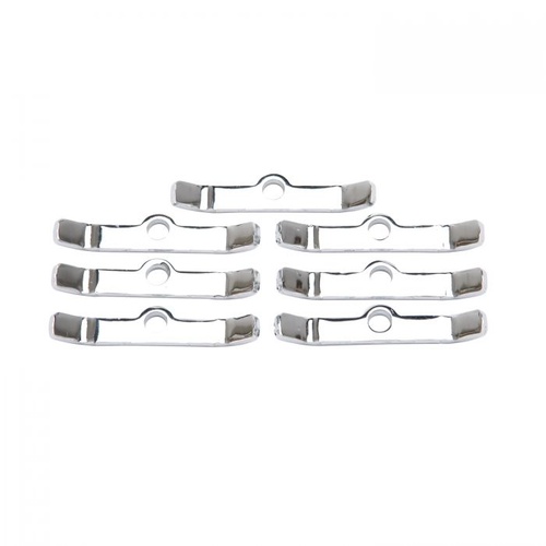 Edelbrock Valve Cover Hold-Down Tabs, Steel, Chrome, For Chevrolet, Big Block, Set of 7