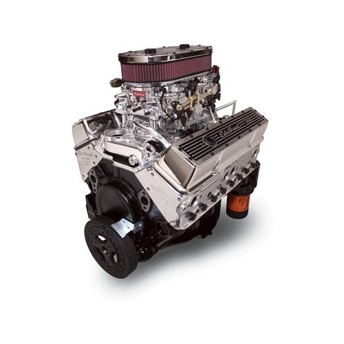 Edelbrock Crate Engine, Performer Dual-Quad, 9:1, 315 hp, 372 ft.-lbs. Torque, EnduraShine, For Chevrolet, 350, Each