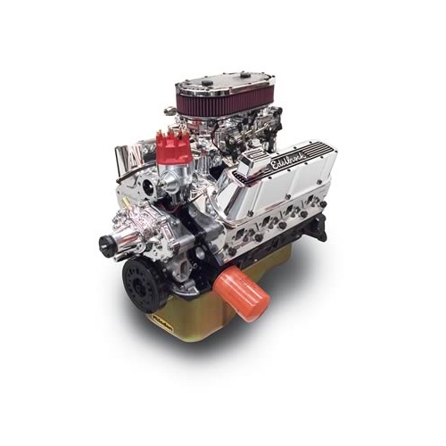 Edelbrock Crate Engine, Performer RPM Dual-Quad, 9.9:1, 449 hp, 417 ft.-lbs. Torque, EnduraShine, Front Sump, For Ford, 347