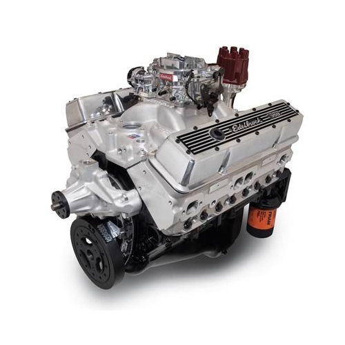 Edelbrock Crate Engine, Performer Hi-Torque, 9.0:1, 363 hp, 405 ft-lbs. Torque, Satin, For Chevrolet Small Block, Each