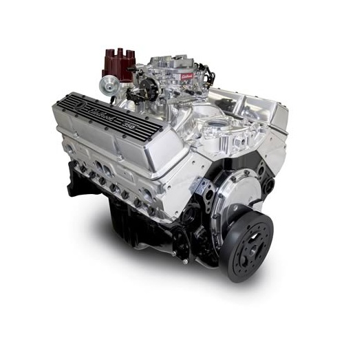 Edelbrock Crate Engine, Performer Hi-Torque, 9.0:1, 363 hp, 405 ft-lbs. Torque, Polished, For Chevrolet Small Block, Each