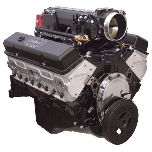 Edelbrock Crate Engine, Performer E-Tec, SB For Chevrolet 350, ProFlo 4XT EFI, 380 HP and 401 ft/lbs TQ, Each,