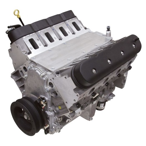 Edelbrock Crate Engine, GM LS3 Stroker, LS416, 602 HP, Victor Jr Carbureted, Assembled, Long Block Only, For Chevrolet, Each