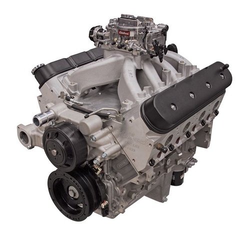 Edelbrock Crate Engine, GM LS3 Stroker, LS416, 602 HP, Victor Jr Carbureted, Assembled, without Accessories, For Chevrolet, Each