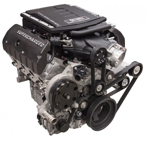 Edelbrock Crate Engine, GM LT1, 416 C.I.D. 851 HP, E-Force TVS2650 Supercharged, with Accessories, Assembled, For Chevrolet, Each
