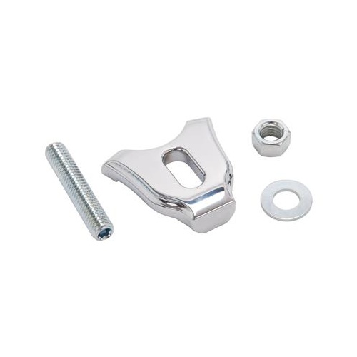 Edelbrock Distributor Hold-Down Clamp, Steel, Chrome, Stud Mount, For Chevrolet, Each