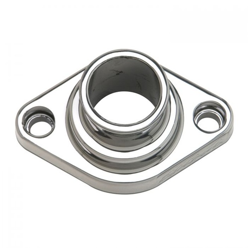 Edelbrock Water Neck, Aluminium, Polished, O-Ring, Straight Up, Swivel, For Chevrolet 4.3L V6, For Chevrolet V8, Each