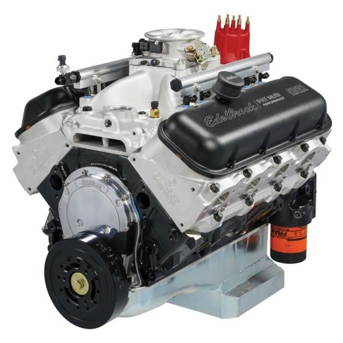Edelbrock Crate Engine, /Musi 555 Pro-Flo 4 EFI, Big-Block For Chevrolet, 697 HP and 643 TQ, Crate Engine, Each