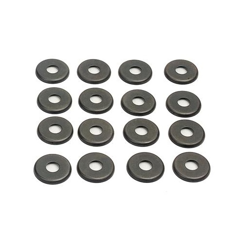 Edelbrock Spring Seat Cups, Outside, Steel, 0.060 in. Thick, for Use On 1.460 in. o.d. Spring, Set of 16