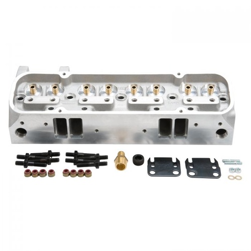 Edelbrock Cylinder Head, Performer RPM For Pontiac CNC, Aluminium, Bare, 72cc Chamber, 215cc Intake Runner, For Pontiac, 455, Each