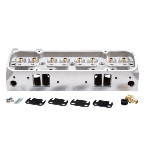 Edelbrock Cylinder Head, Performer RPM, Aluminium, Bare, 72cc Chamber, 215cc Intake Runner, For Pontiac, 389-455, Each