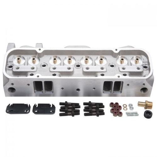 Edelbrock Cylinder Head, Performer RPM For Pontiac CNC, Aluminium, Bare, 87cc Chamber, 215cc Intake Runner, For Pontiac, 455, Each