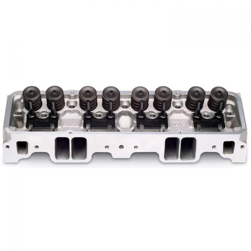 Edelbrock Cylinder Head, Performer, Aluminium, Assembled, 70cc Chamber, 185cc Intake Runner, SBC, For Chevrolet, Each