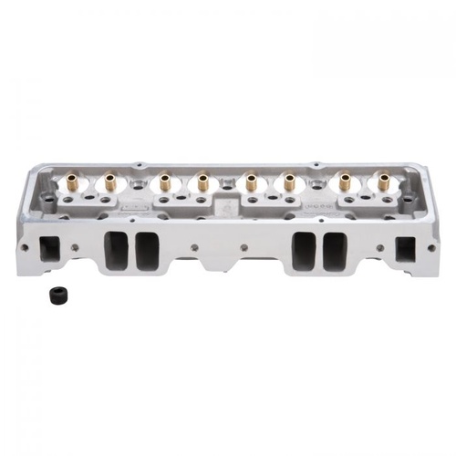 Edelbrock Cylinder Head, Performer RPM, Aluminium, Bare, 64cc Chamber, 185cc Intake, For Chevrolet, 302, 327, 350, 400, Each