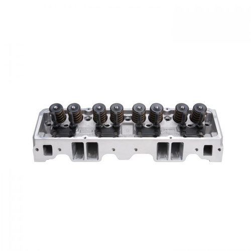 Edelbrock Cylinder Head, Performer RPM, Aluminium, Assembled, 64cc Chamber, 195cc Intake Runner, For Chevrolet 302, 327, 350, 400