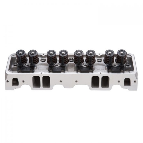 Edelbrock Cylinder Head, Performer RPM, Aluminium, Assembled, Hydraulic Flat Tappet, 60cc Chamber, 170cc Intake Runner, Small Bore 265, 283, 305, 307,