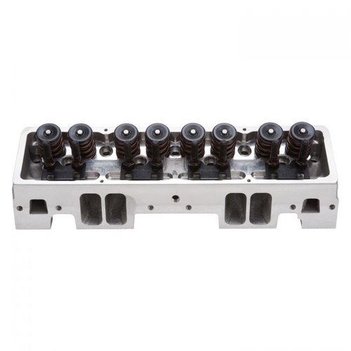 Edelbrock Cylinder Head, E-CNC, Aluminium, Satin, 68cc Chamber, 225cc intake, SBC, Complete, Each