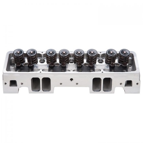 Edelbrock Cylinder Head, Victor Jr, 23 Degree 220cc, SBC, 71cc, Mechanical Roller Cams, Complete, Each