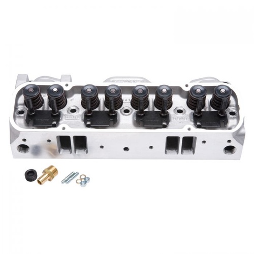 Edelbrock Cylinder Head, Performer RPM, CNC, Assembled, Aluminium, 87cc Chamber, 215cc Intake Runner, For Pontiac, 455, Each