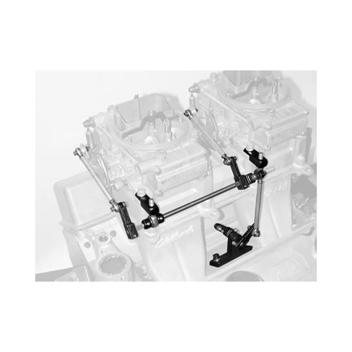 Edelbrock Throttle Linkage Kit, Dual Quad, Side Mount, Universal, SBC, Kit