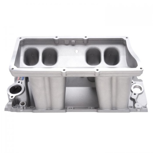 Edelbrock Intake Manifold, VictorTunnel Ram, Base, Aluminium, Natural, Carbureted, Each