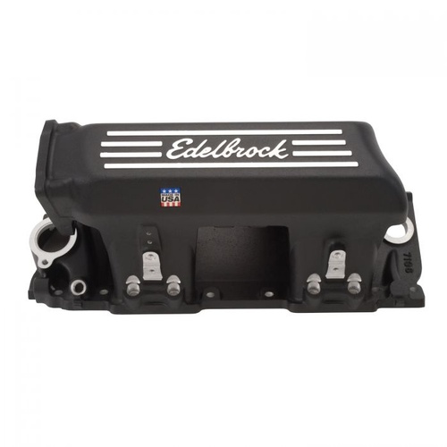 Edelbrock Intake Manifold, Pro-Flo XT EFI, Black Powdercoated, Multi-Port, Rectangle Port, For Chevrolet, Big Block, Each