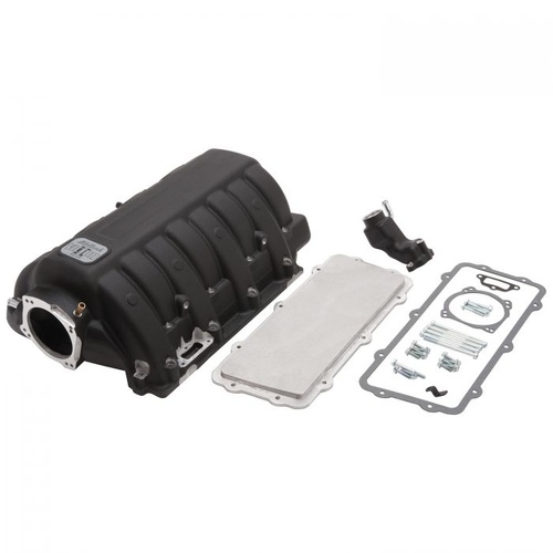 Edelbrock Intake Manifold, Victor II EFI, Black, Hemi Gen III, For Chrysler, 5.7, 6.1, 6.4, Each