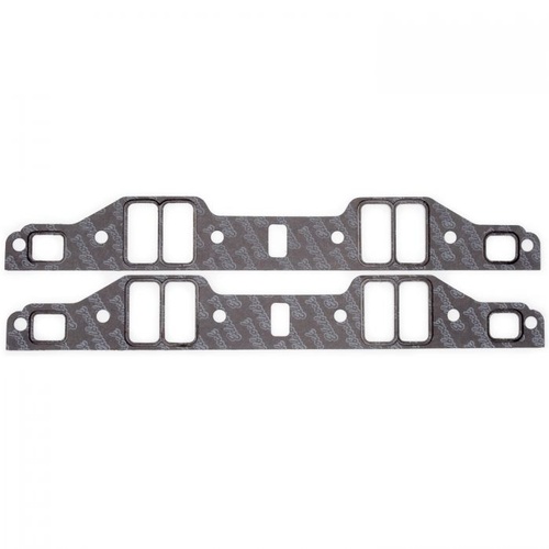 Edelbrock Gaskets, Intake Manifold, Composite, E-Tec, 2.30 in. x 1.17 in. Port, .060 in. Thick, Mopar, 318/340/360, Set