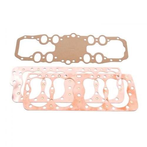 Edelbrock Gasket Kit, Top End, Flat Head, Intake Gasket, Head Gasket, For Ford, Each