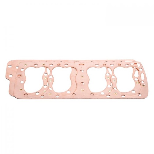 Edelbrock Head Gaskets, 1949-53 For Ford and For Mercury Flat Head Engines, Copper, Pair