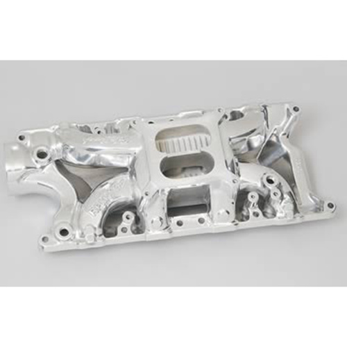 Edelbrock Intake Manifold Performer RPM Air Gap Dual Plane Aluminium Polished Square Bore For Ford 289/302 Each