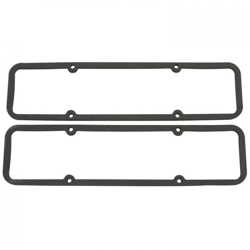 Edelbrock Valve Cover Gaskets, Composite, Core-Reinforced, 0.313 in. Thick, For Chevrolet, Small Block, Pair
