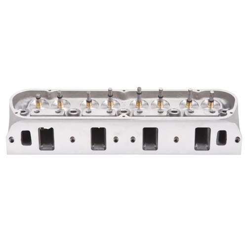 Edelbrock Cylinder Head, Victor Jr., Aluminium, Valves Only, 60cc Chamber, 210cc Intake Runner, For Ford, 289, 302, 351W, Each