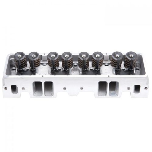 Edelbrock Cylinder Head, Victor Jr, Aluminium, Assembled, 64cc Chamber, 215cc Intake Runner, For Chevrolet, 302, 327, 350, 400