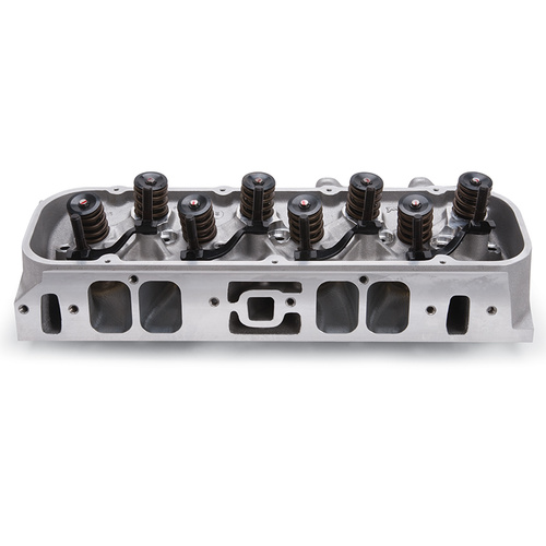 Edelbrock CYLINDER HEAD, CYL HEAD BBC E-CNC 355 RECT PORT 108cc CHAMBER FOR HYD ROLLER CAM COMPLETE