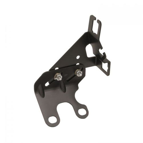Edelbrock Throttle Cable Bracket, Steel, Black Powdercoated, For Chevrolet, Big/Small Block, with Carburetor, Each