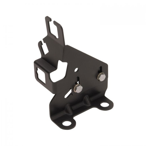 Edelbrock Throttle Cable Bracket, Steel, Black Powdercoated, For Chevrolet, Small Block, Vortec, with Carburetor, Each