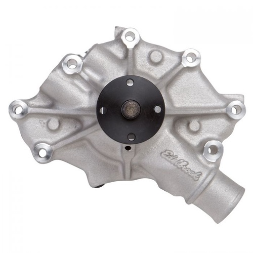 Edelbrock Water Pump, Mechanical, High-Volume, Aluminium, Natural, Serpentine Drive, For Ford, Trucks Only, 5.0L, 5.8L, Each