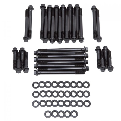 Edelbrock Cylinder Head Bolts, Washers, for EDL Performer/Perf. RPM Heads, For Chevrolet, Mark IV Only, 396, 402, 427, 454, Kit