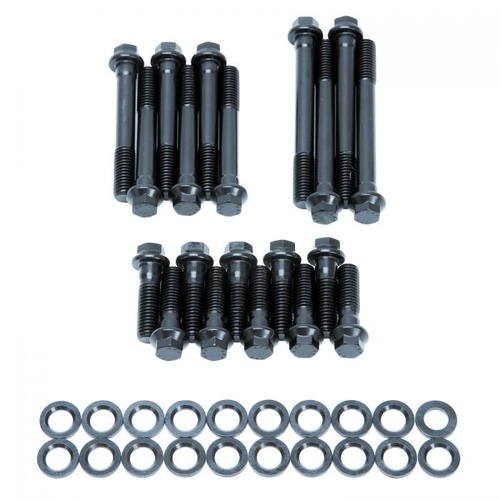 Edelbrock Cylinder Head Bolts, Chromoly, Hex, for Use On Performer RPM Heads Only, Mopar, 318, 340, 360, Kit