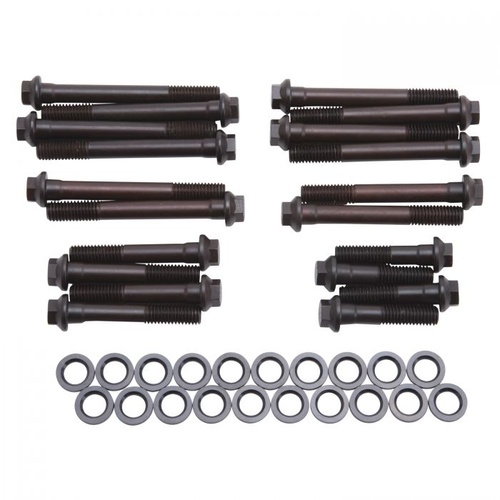 Edelbrock Cylinder Head Bolts, 12-Point Head, For Pontiac, with Performer Heads Made Before 3/15/02, Kit
