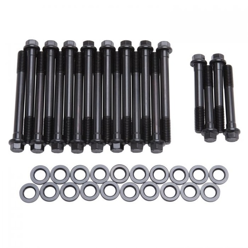 Edelbrock Cylinder Head Bolts, Hex Head, For Oldsmobile, 400, 425, 455, Stock, Performer RPM Heads, Kit