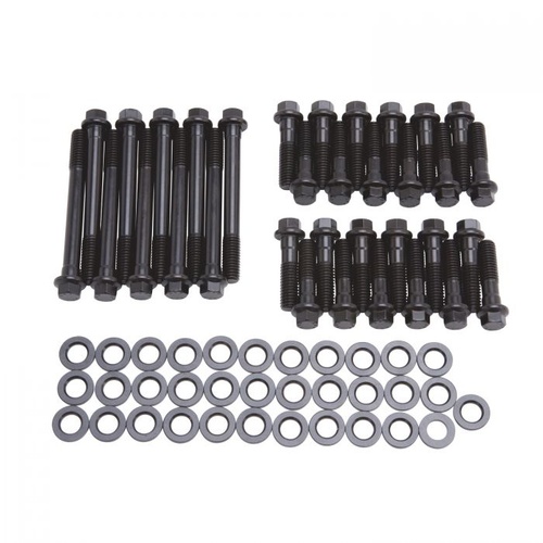 Edelbrock Cylinder Head Bolts, Chromoly, Hex Head, Washers, Mopar, Big Block, Stock, EDL Performer RPM Heads, Kit