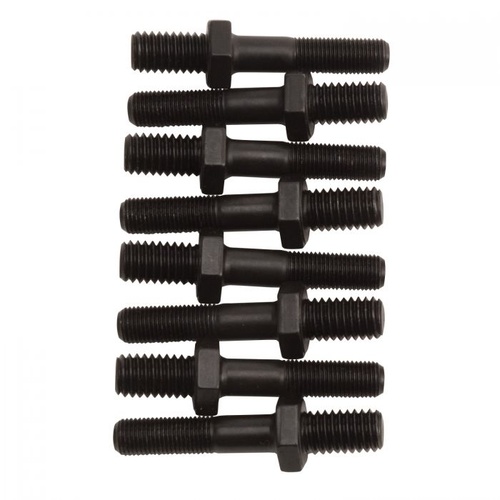 Rocker Arm Studs, Chromoly, 7/16 in.-14 Base Thread, 3/8 in.-24 Top Thread, 2.700 in. Overall Length, Set 16
