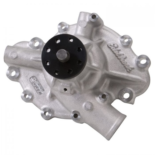 Edelbrock Water Pump, Mechanical, Long, High-Volume, Aluminium, 4.8125 in. Hub Height, Clockwise, AMC, For Jeep, 304-401, Each